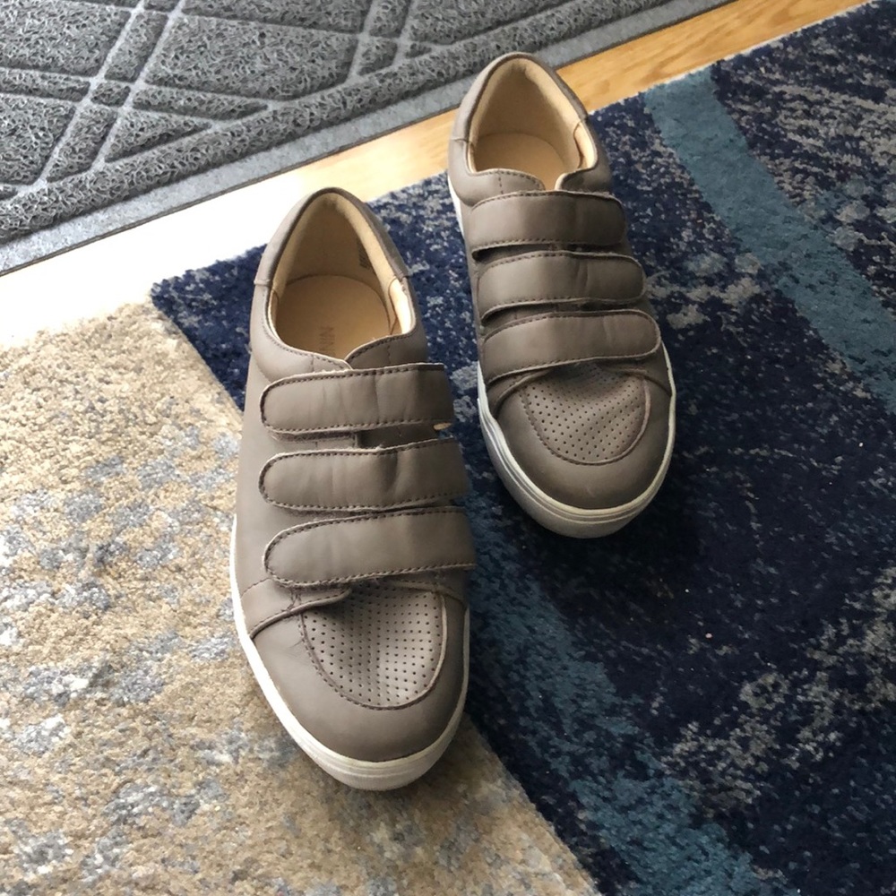 Leather sneakers!
